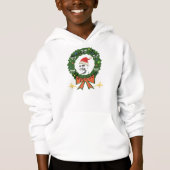Obama Festive Holiday Kinder Geboste Sweatshirt (Voorkant)
