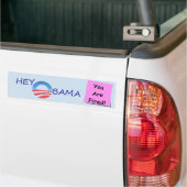 OBAMA FIRED BUMPERSTICKER (Op Truck)