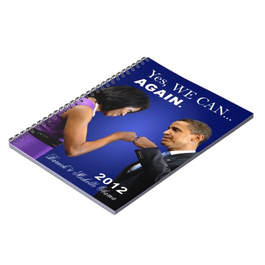 Obama Fist Bump - Ja, dat kunnen we nog eens. Notitieboek (Linkerzijde)