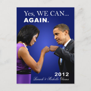 Obama Fist Bump - ja, dat kunnen we ook, nogmaals Briefkaart