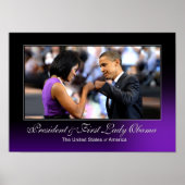 Obama Fist Bump Poster (Voorkant)