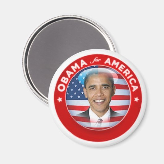 Obama for America Magnet (Voorkant / Achterkant)