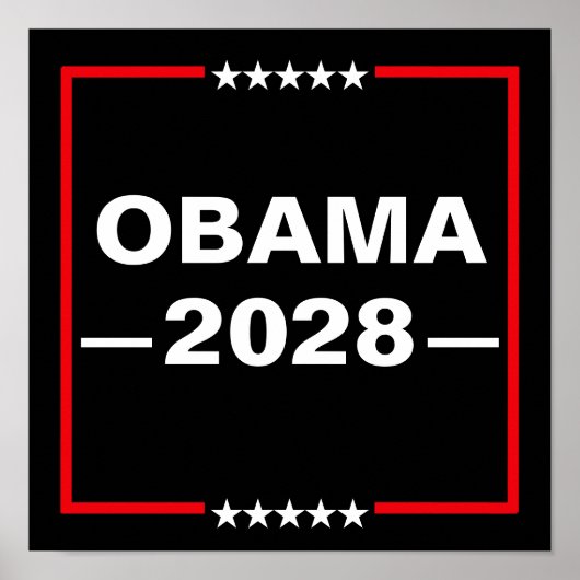 Obama for President 2028 Poster (Voorkant)
