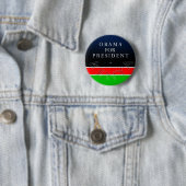 Obama For President of Kenya Button (In situ)