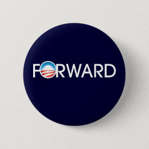 Obama Forward Logo Ronde Button 5,7 Cm