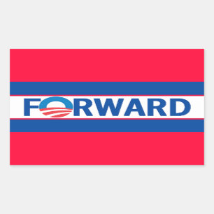 Obama FORWARD Rechthoekige Sticker