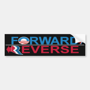 Obama Forward - Romney Reverse Bumpersticker