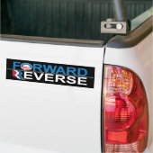 Obama Forward - Romney Reverse Bumpersticker (Op Truck)