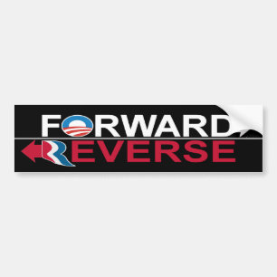 Obama Forward - Romney Reverse Bumpersticker