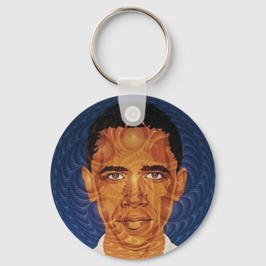Obama Fractal Sleutelhanger (Voorkant)
