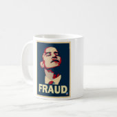Obama Fraud Mok - Groot (Voorkant links)