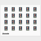 Obama Fraude Ronde Sticker (Vel)