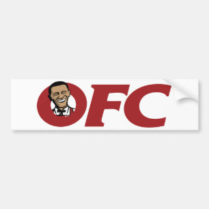 OBAMA FRIED CHICKEN BUMPERSTICKER