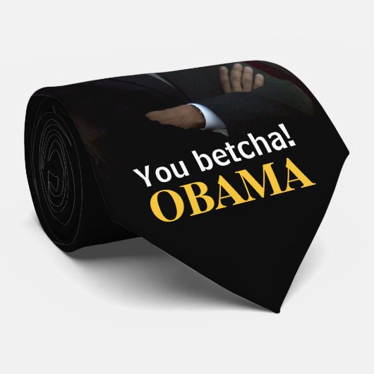 Obama Fun Novelty Stropdas (Opgerold)