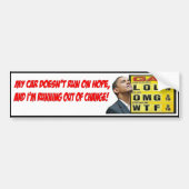 Obama Gas Bumpersticker (Voorkant)