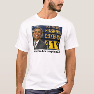 Obama-gasprijzen T-shirt