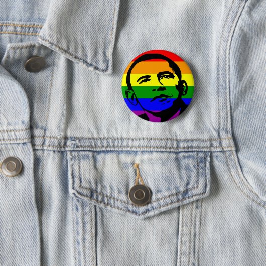 Obama Gay Pride Button (In situ)