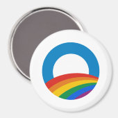 Obama Gay Pride Magneet (Voorkant / Achterkant)