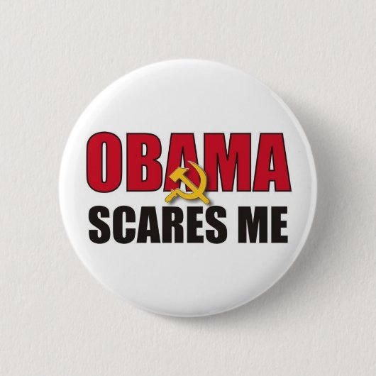 Obama geeft me ronde button 5,7 cm (Voorkant)