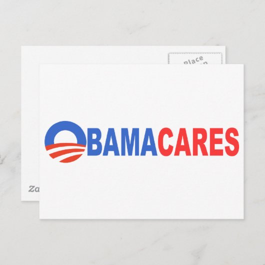 Obama geeft om briefkaart (Voorkant / Achterkant)