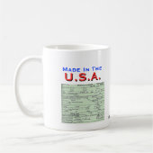 Obama: Gemaakt in de VS Koffiemok (Links)