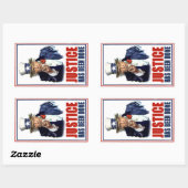 Obama gerechtigheid is gedaan Bin Laden Killed Rechthoekige Sticker (Vel)