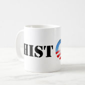 Obama-geschiedenis Koffiemok (Voorkant links)