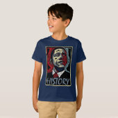 Obama-geschiedenis T-shirt (Voorkant volledig)