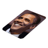 Obama Gezichtsmagneet voor 2012 Magneet (Linkerzijde)