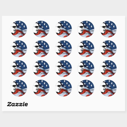 Obama Gifts 2 Ronde Sticker (Vel)