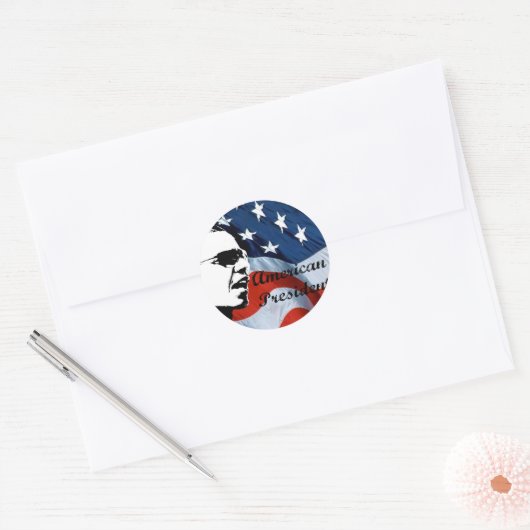 Obama Gifts 2 Ronde Sticker (Envelop)