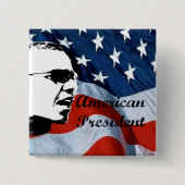 Obama Gifts 2 Vierkante Button 5,1 Cm (Voorkant)