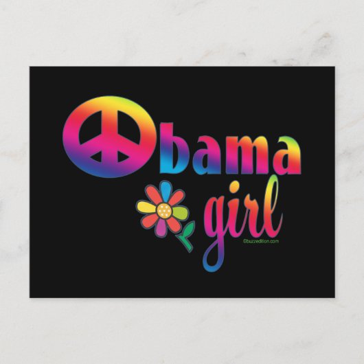Obama Girl Briefkaart (Voorkant)