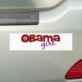 Obama Girl Bumpersticker (Op auto)