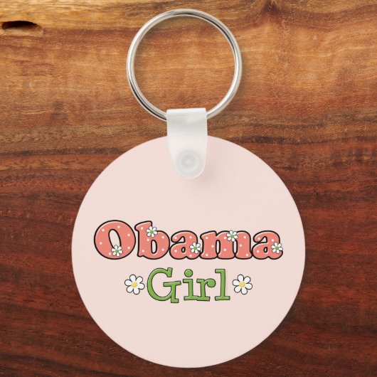 Obama Girl Sleutelhanger (Voorkant)