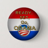 obama go ronde button 5,7 cm (Voorkant)