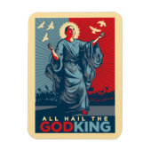 Obama Godking Premium magneten (Verticaal)