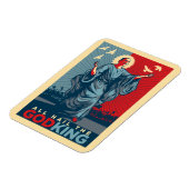 Obama Godking Premium magneten (Linkerzijde)