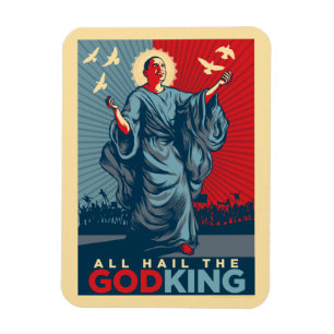 Obama Godking Premium Magnets Magneet