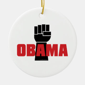 Obama Goed! Opgeheven Zwarte Vuist Ornament