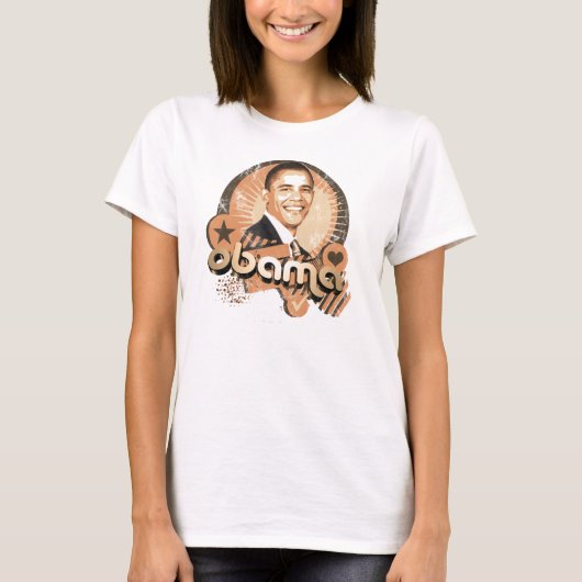 Obama Gold T-shirt (Voorkant)