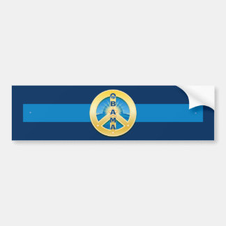 Obama GoldStar Peace Bumpersticker