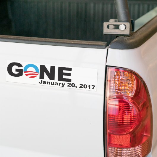 Obama Gone, 2017 Bumpersticker (Op Truck)