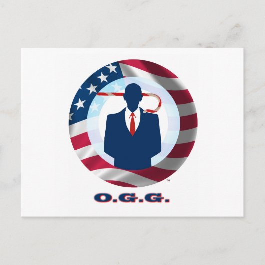Obama Gotsta Go! Briefkaart (Voorkant)