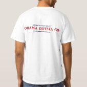 Obama Gotsta Go T-shirt (Achterkant)