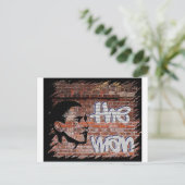 Obama Graffiti Briefkaart (Staand voorkant)