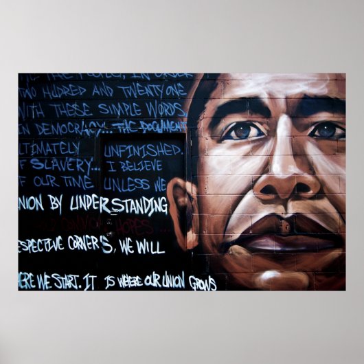 Obama Graffiti Poster (Voorkant)