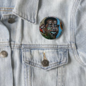 Obama Graffiti Ronde Button 5,7 Cm (In situ)