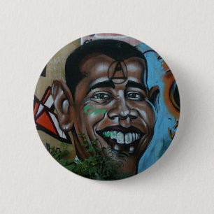 Obama Graffiti Ronde Button 5,7 Cm