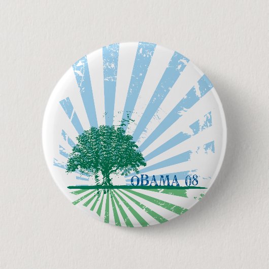 Obama Green Button (Voorkant)